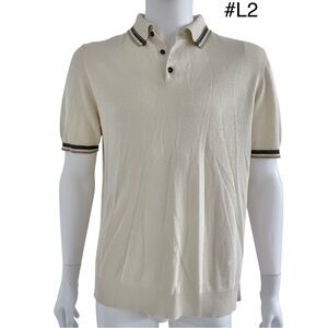 Isaia Short Sleeve Polo Sweater